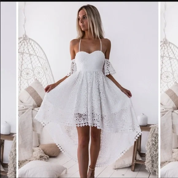 Karlie Dress - White | JAUS 6/MEDIUM / White
